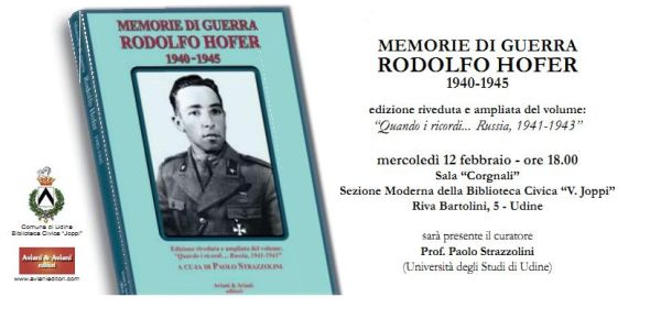 Presentazione libro Rodolfo Hofer Udine